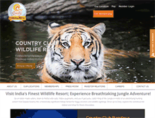 Tablet Screenshot of countryclubbandipur.com